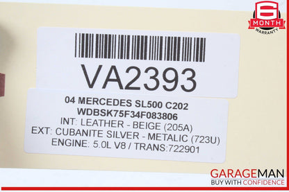 03-06 Mercedes R230 SL500 ABS ESP Anti Lock Brake Control Module Unit OEM