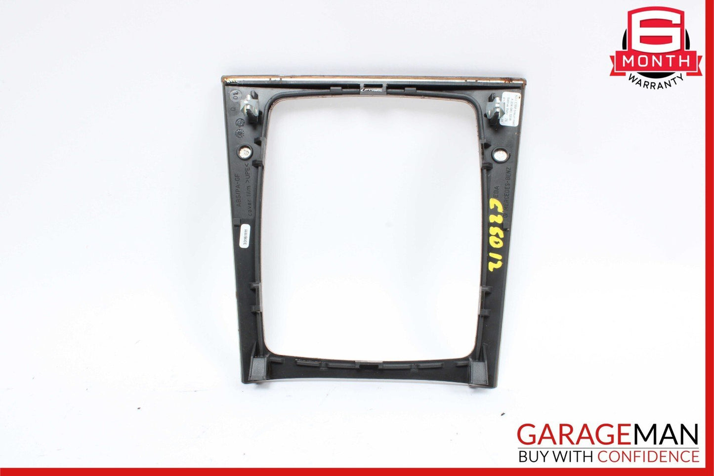 08-15 Mercedes W204 C250 C300 C350 Center Console Shift Shifter Bezel Trim Wood