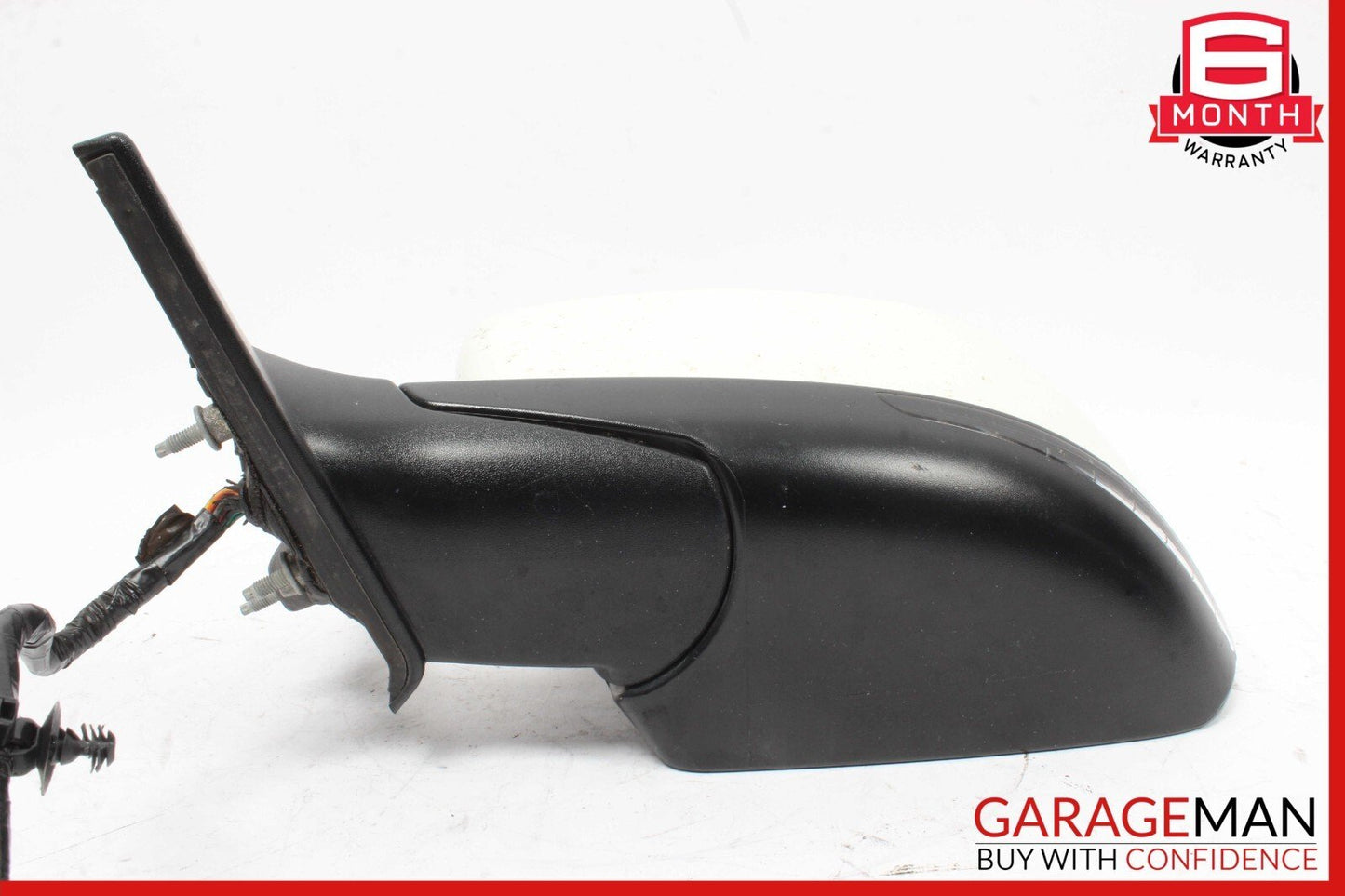 14-17 Maserati Ghibli Front Left Side Mirror Door Rear View Black/White OEM