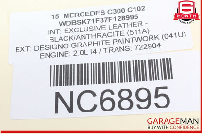 15-20 Mercedes W205 C300 C350e C400 A/C AC Heater Climate Control Switch OEM