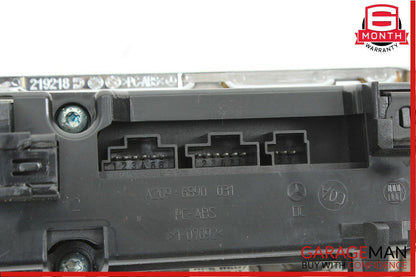 05-09 Mercedes W209 CLK350 Dash Heated Seat ESP Hazard Light Control Switch Wood