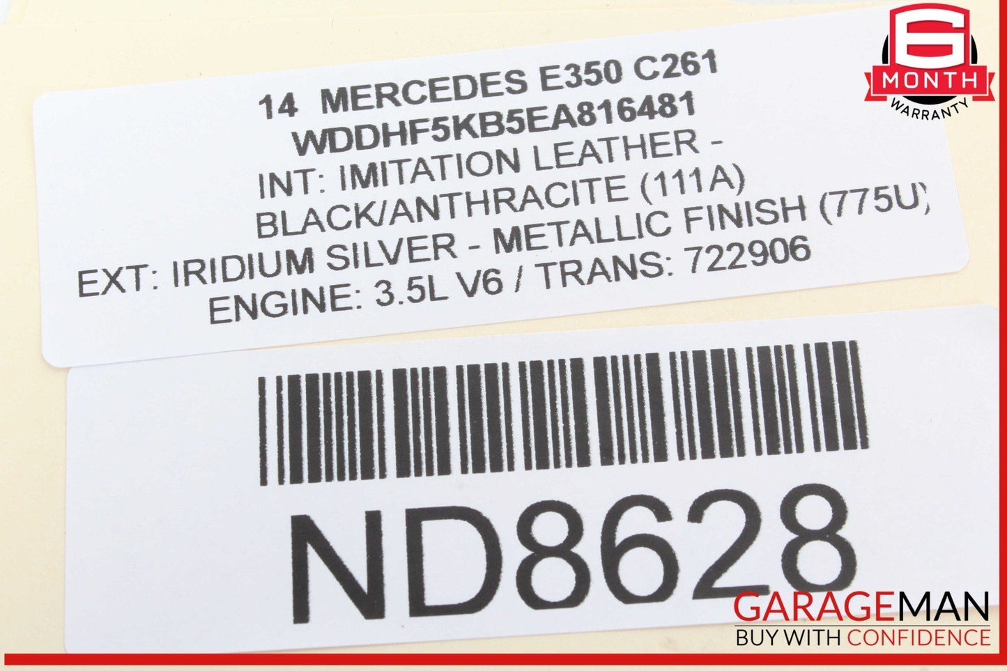 08-18 Mercedes W212 E350 C350 CLS550 Rear Right Side Door Control Module Unit