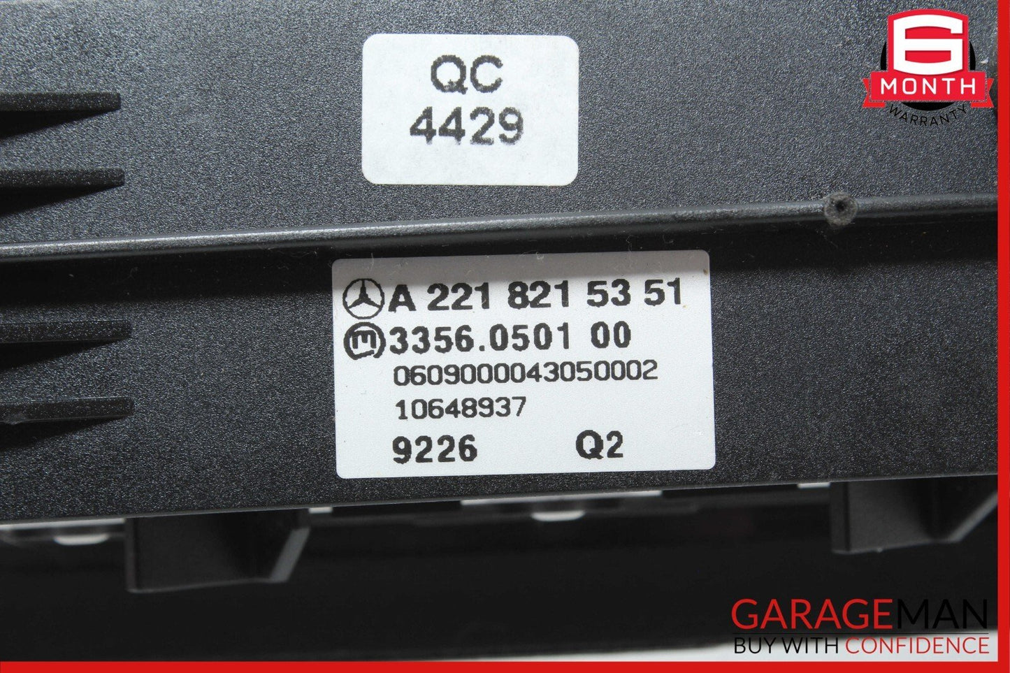 07-14 Mercedes W221 S400 CL550 S550 Dashboard Dash Control Switch Panel