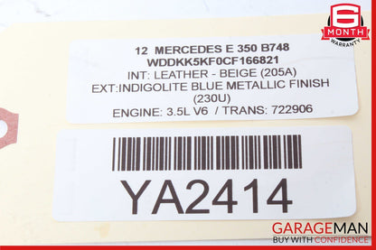 08-20 Mercedes W207 E350 E400 Front Right Side Door Lock Latch Actuator OEM