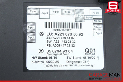 07-13 Mercedes W221 S550 S450 Rear Right or Left Side Door Control Module OEM