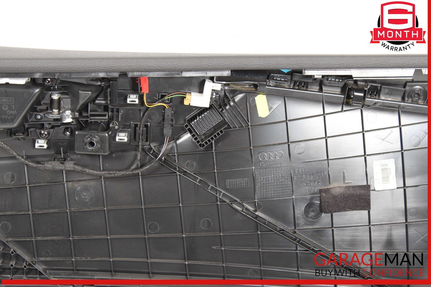 18-24 Audi S5 A5 Front Left Side Interior Door Panel Leather / Suede OEM