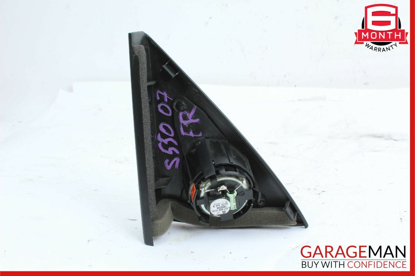07-13 Mercedes W221 S350 S550 Front Right Side Door Tweeter Speaker Cover Black