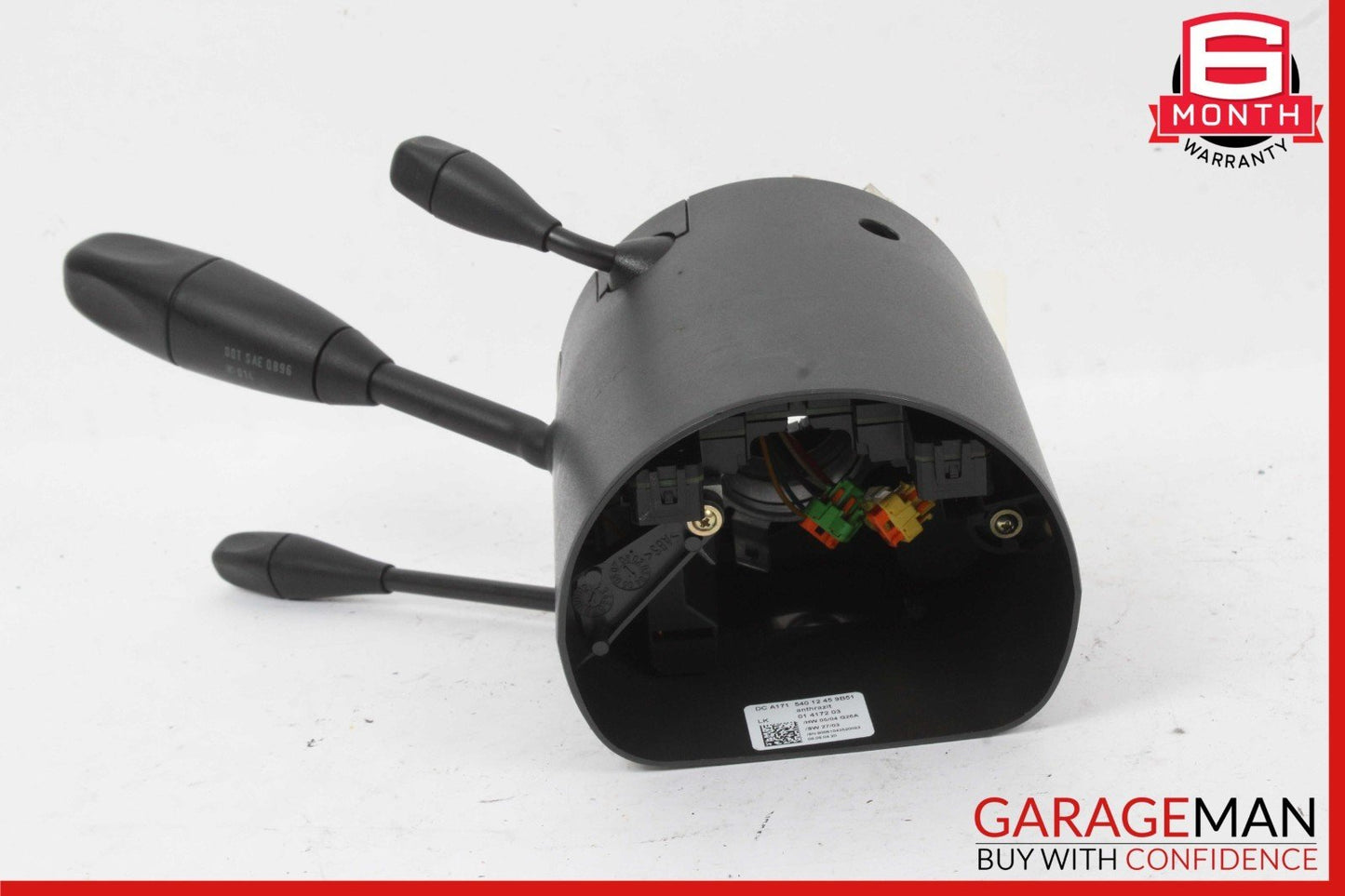 05-08 Mercedes W211 E500 Steering Column Control Switches Assembly Black OEM