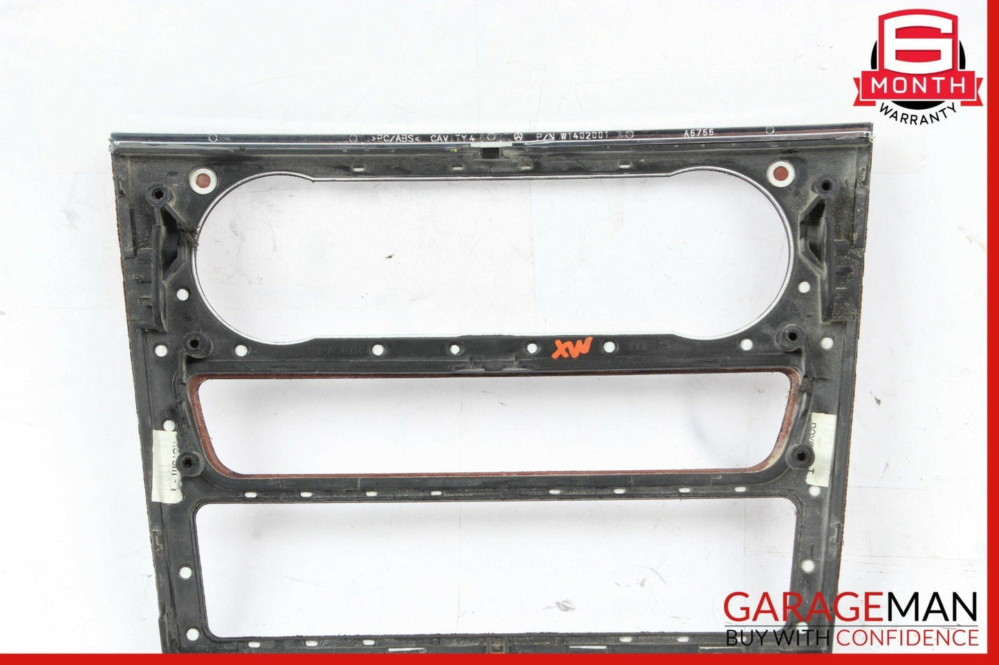 06-12 Mercedes GL320 GL450 ML550 Center Console Control Trim Bezel Wood
