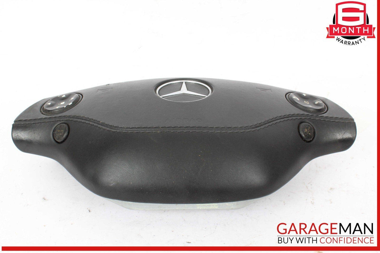 07-10 Mercedes W221 S550 CL550 Steering Wheel Airbag Air Bag Assembly Black OEM