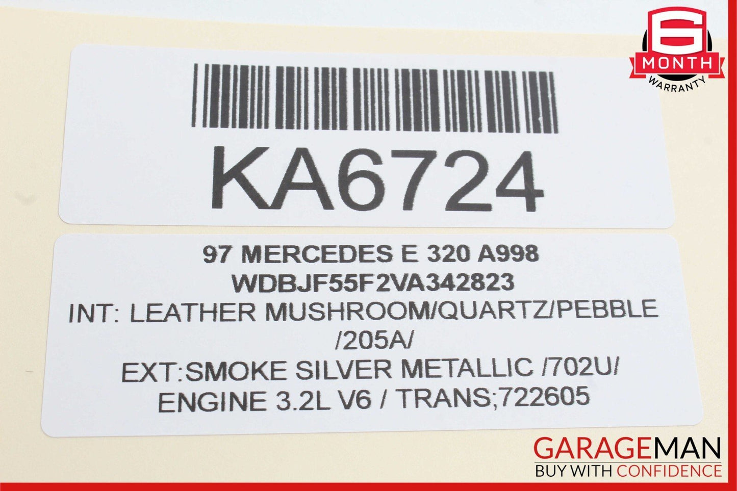 96-99 Mercedes W210 E300 Rear Right Passenger Side Window Switch Trim Cover Wood