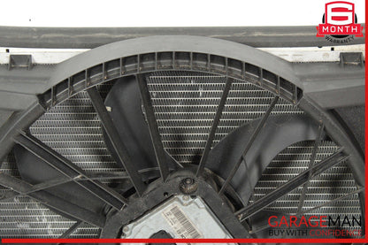 03-06 Mercedes R230 SL500 Engine Motor Cooling Radiator Fan Shroud A/C Condenser
