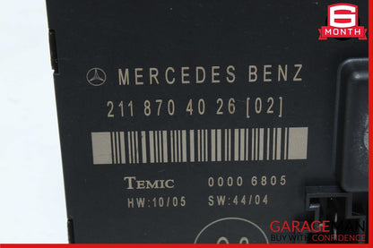 03-09 Mercedes W211 E320 E350 E63 AMG Rear Left Side Door Controller Module Unit