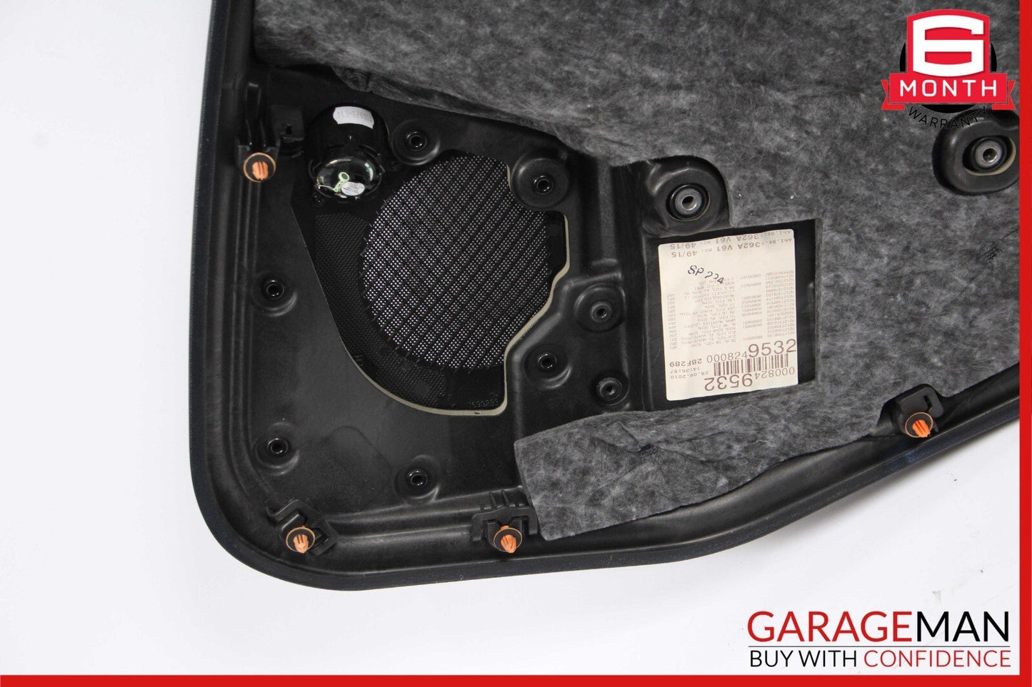 10-13 Mercedes W212 E350 E550 Rear Left Side Interior Door Panel Anthracite
