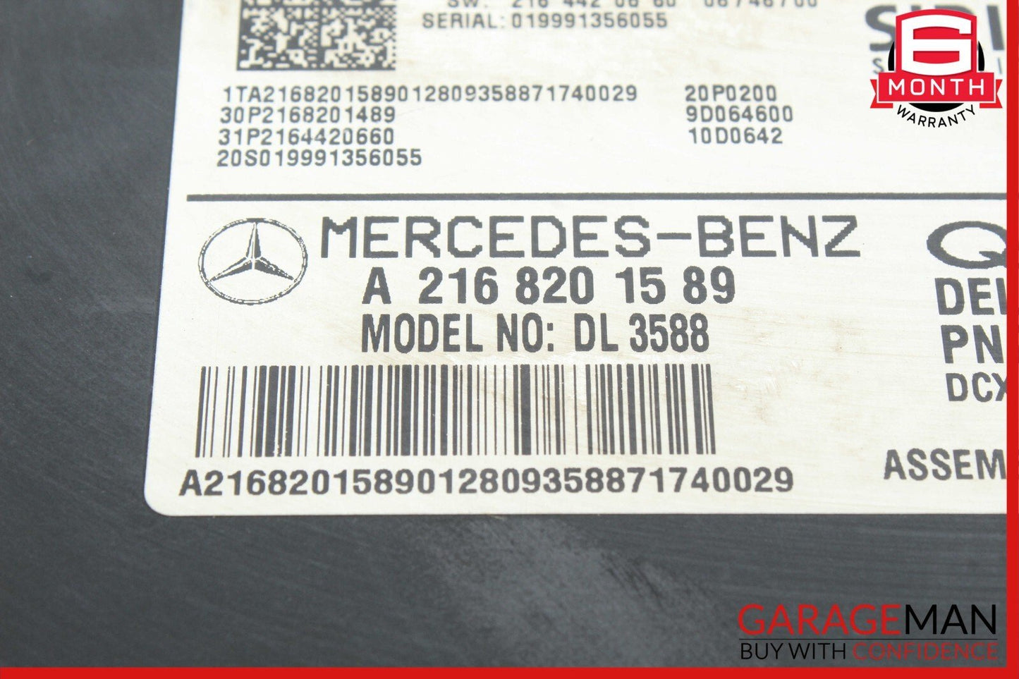 07-14 Mercedes S350 S550 CL550 SLK350 Sirius Satellite Radio Module Receiver