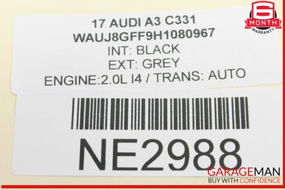 15-20 Audi A3 S3 RS3 Front Right Passenger Side Door Control Module Unit OEM