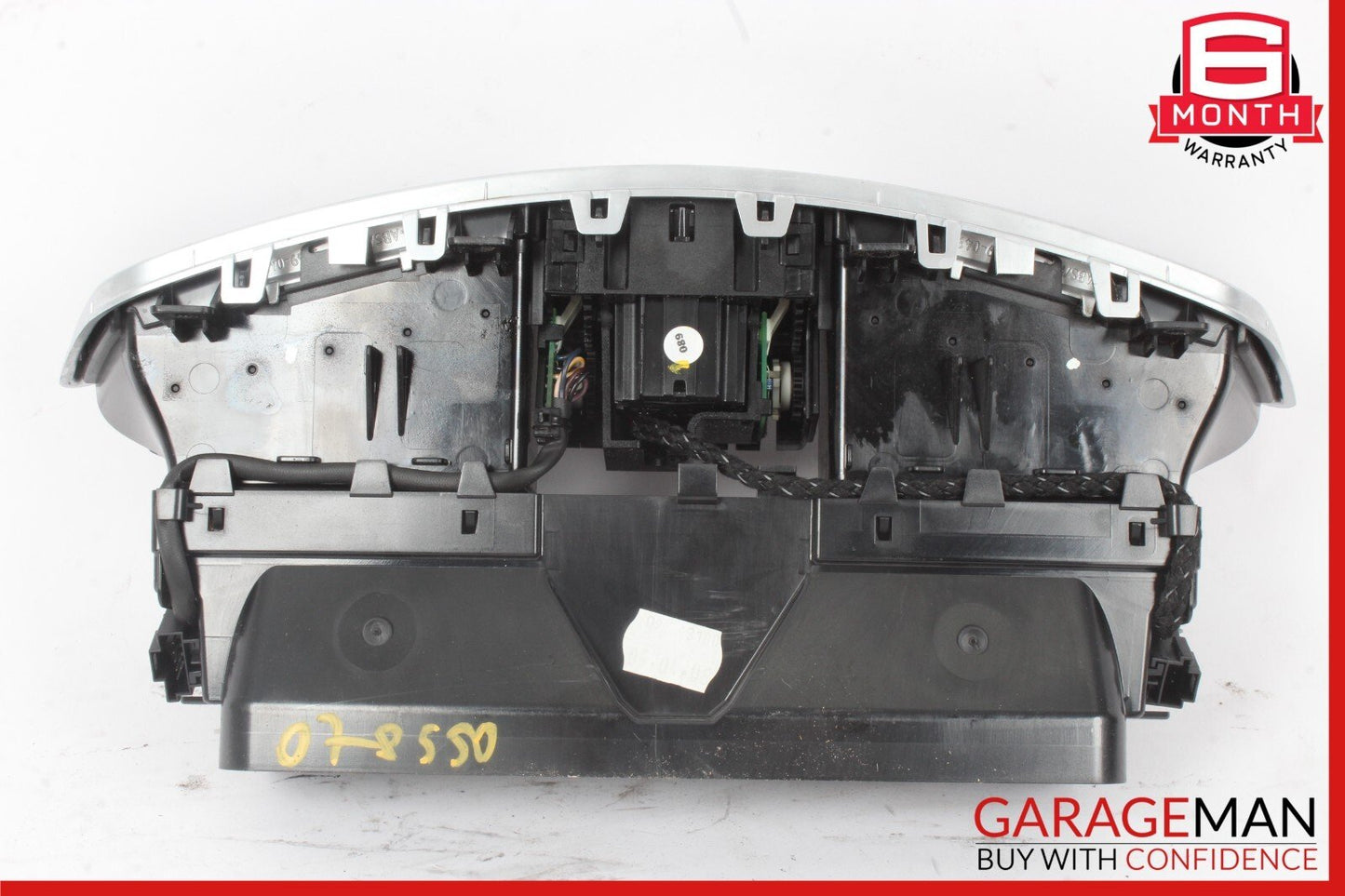 07-13 Mercedes W221 S550 S450 Center Dash A/C Air Vent Trim Clock Assembly OEM