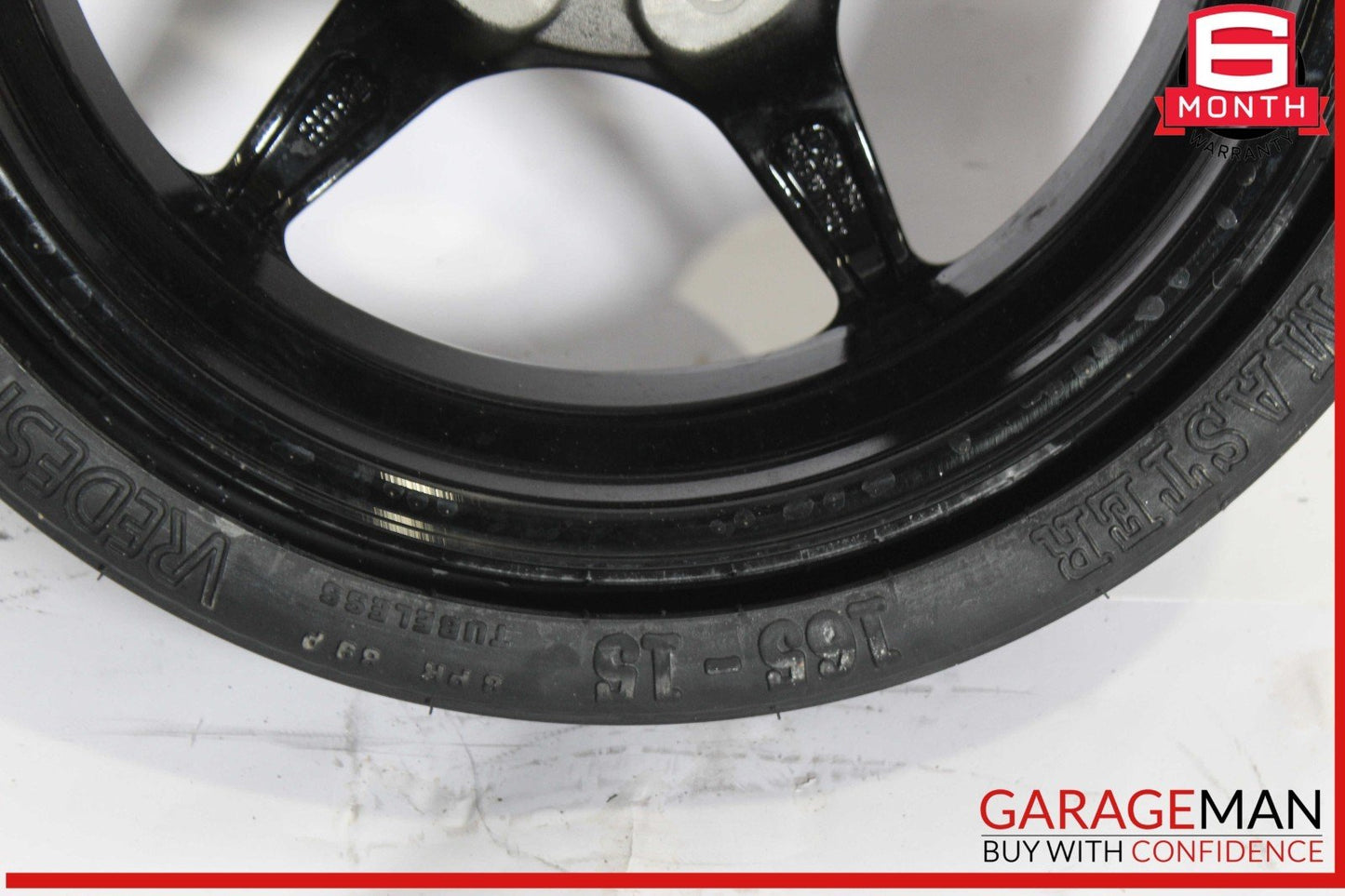 97-04 Mercedes R170 SLK320 SLK230 Donut Spare Tire Wheel Rim 165 4.5x15" OEM