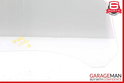 10-13 Mercedes W207 E350 E550 Front Left Driver Side Window Glass OEM