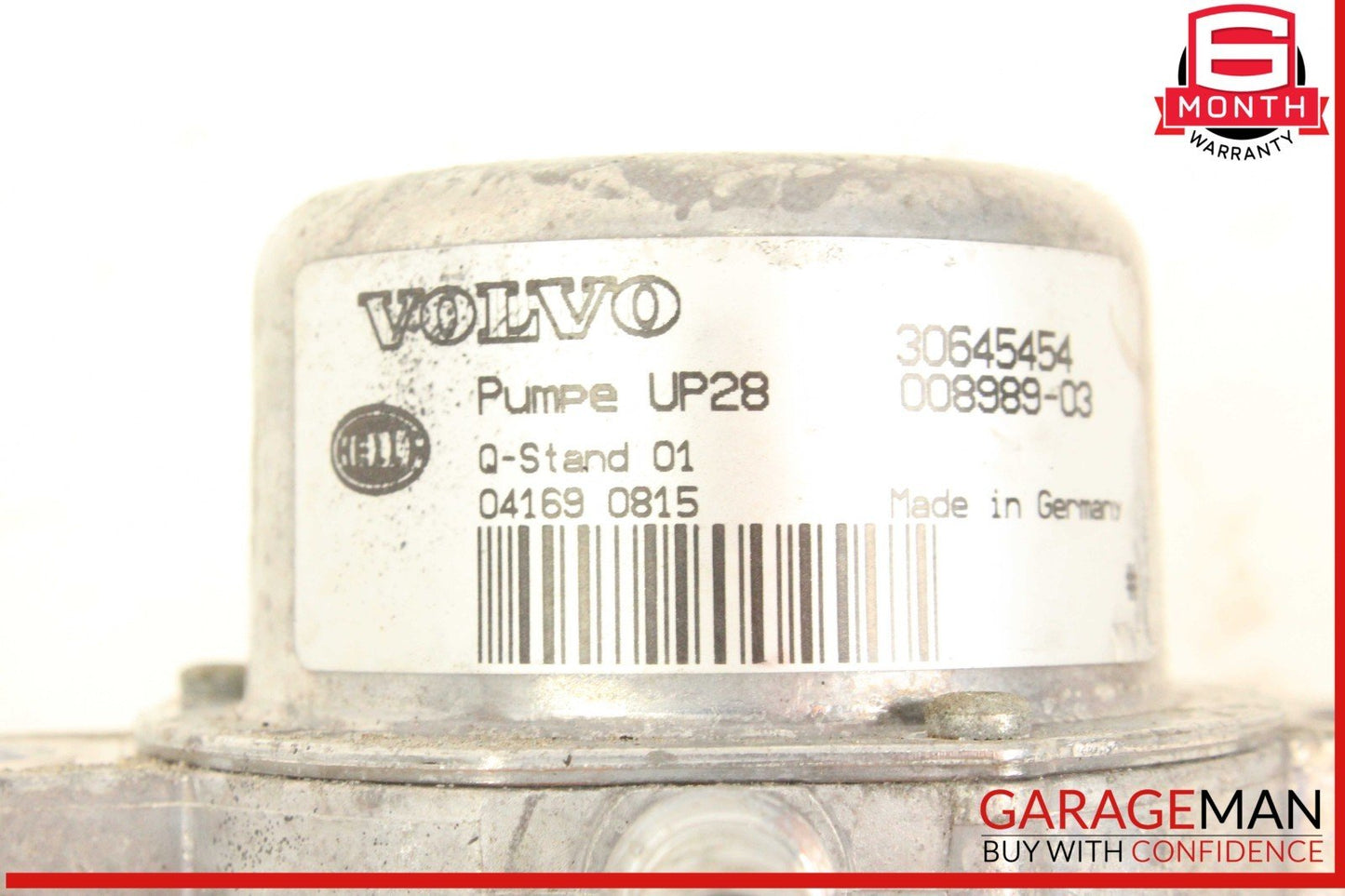 05â07 Volvo S60 S80 V70 XC70 Auxiliary Air Brake Vacuum Pump 30645454 OEM