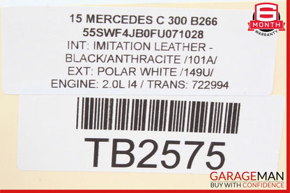 15-18 Mercedes W205 C300 Light Control Switch A2058210059 A2059057007 OEM