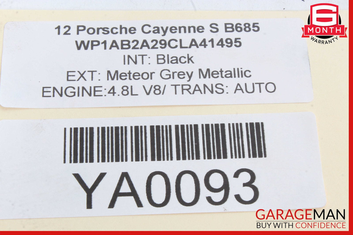 11-18 Porsche Cayenne 958 S Rear Left / Right Side Upper Forward Control Arm OEM