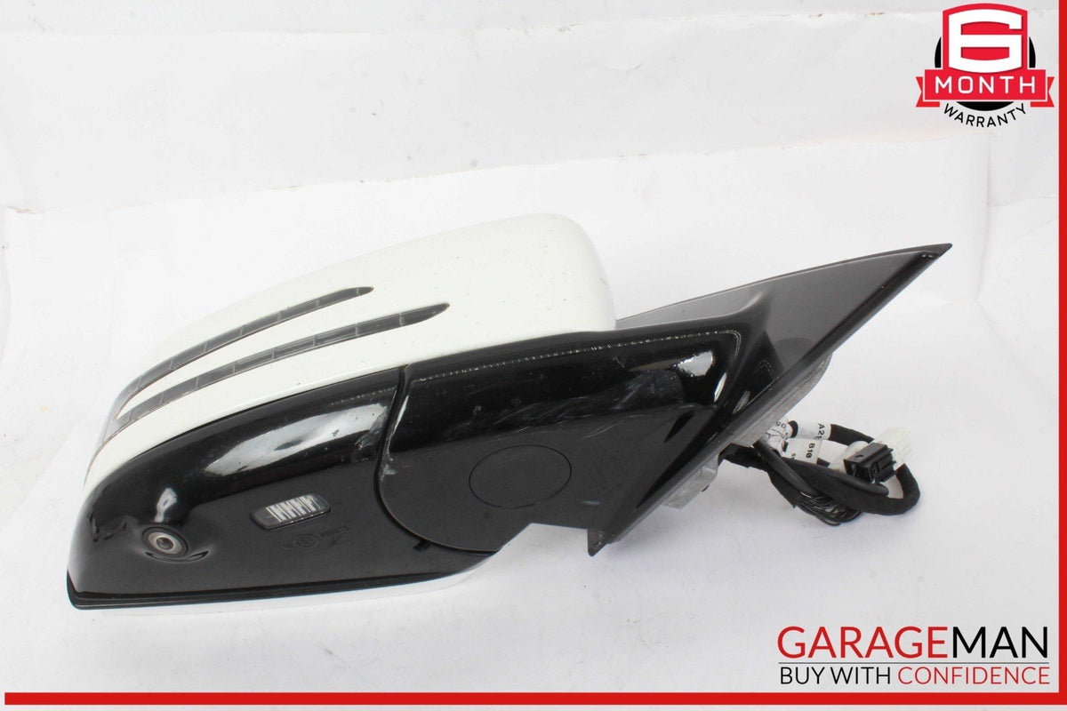 14-16 Mercedes W212 E250 Front Right Side Door Rear View Mirror w/ Blind Spot