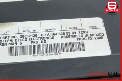 03-11 Mercedes GL450 ML350 CLS500 Sirius Satellite Radio Receiver Module Unit