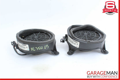 02-05 Mercedes W163 ML350 ML320 Rear Right & Left Side Door Audio Speakers Set