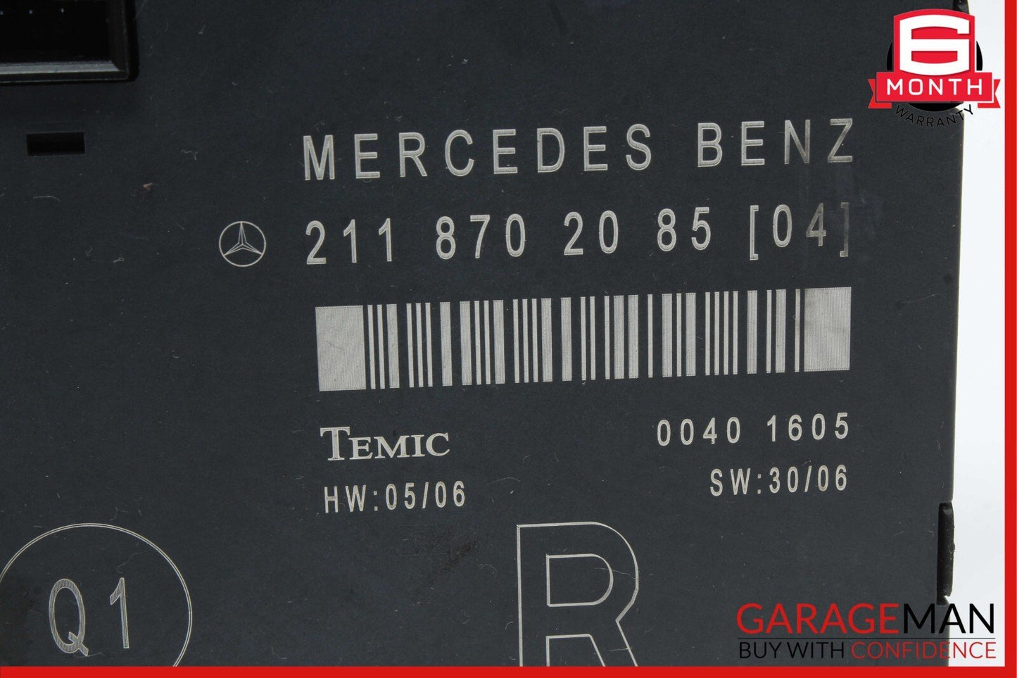 03-09 Mercedes W211 E320 E500 E550 Front Right Side Door Control Module Unit