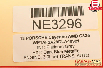 11-18 Porsche Cayenne 958 AWD Yaw Rate Speed Sensor 7P0907652 OEM