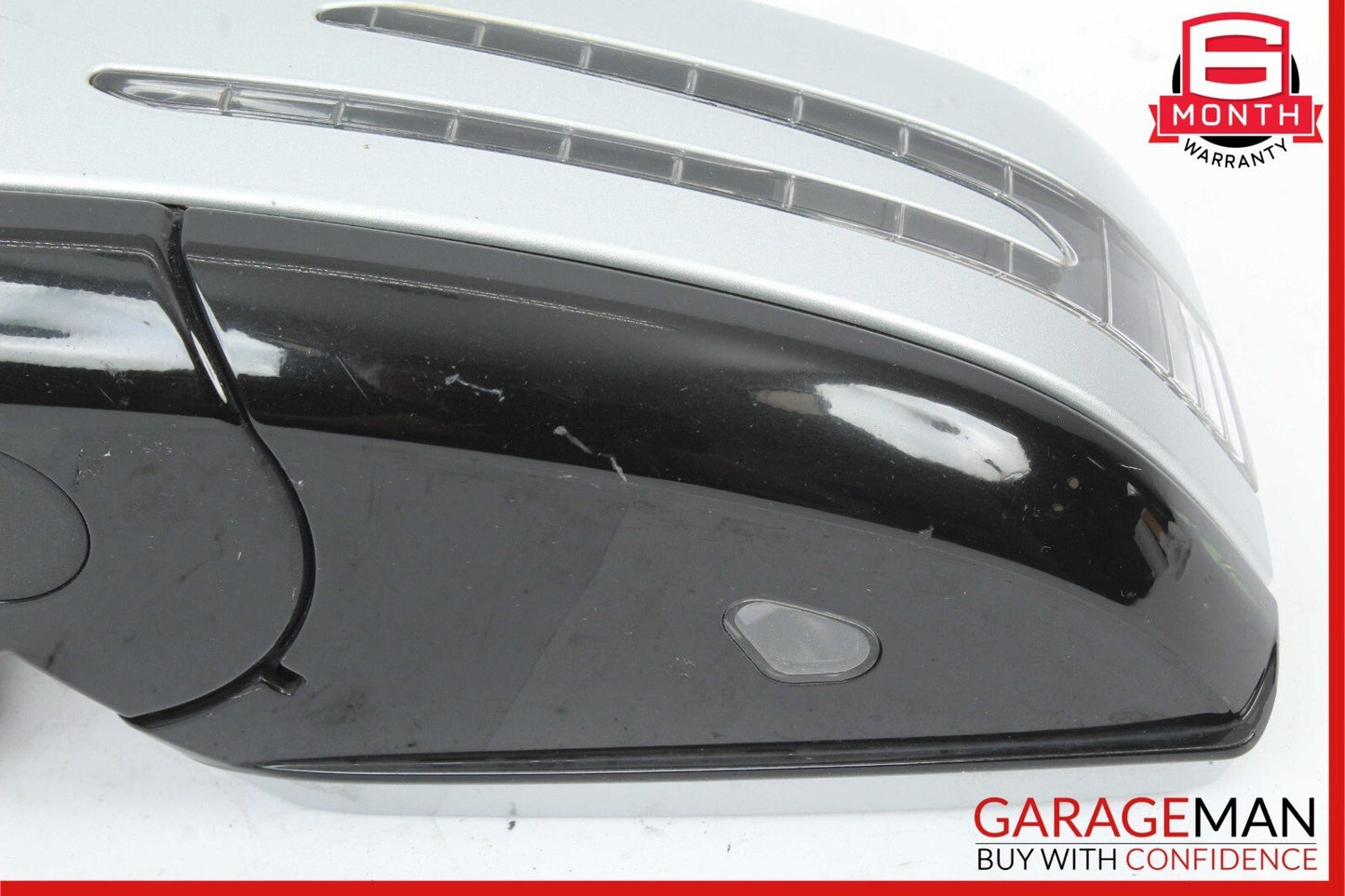 10-13 Mercedes W212 E400 Front Left Side Mirror Door Rear View Iridium Silver