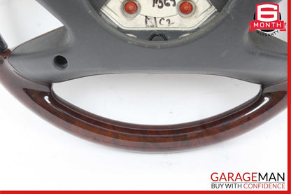 10-13 Mercedes W221 S550 S63 AMG Steering Wheel w/ Paddle Shifters Assembly Wood