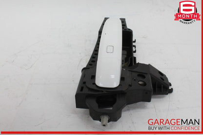 09-16 Audi A4 A5 Right Passenger Side Exterior Door Handle White 8T0837886A OEM