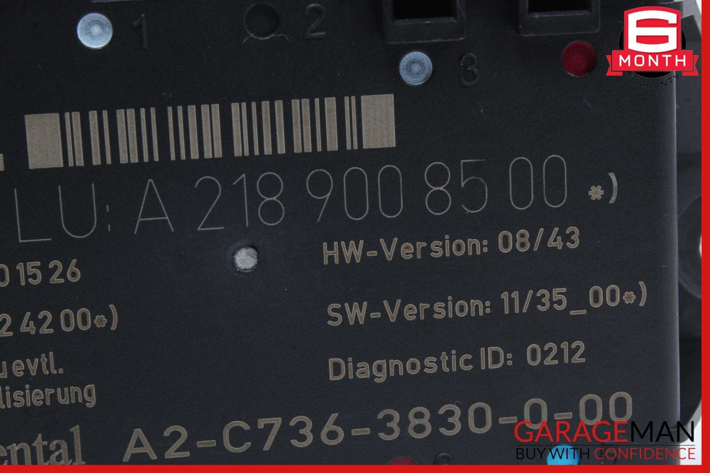 08-18 Mercedes W212 E350 CLS500 C250 Rear Left Side Door Control Module Unit OEM