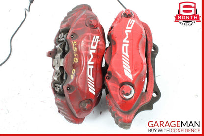 07-09 Mercedes W221 S550 Front Right & Left Side Brake Caliper Calipers Set OEM