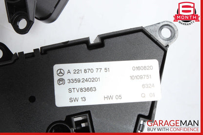 07-14 Mercedes W221 S600 Front Right Seat Adjust Control Memory Switch Set of 2
