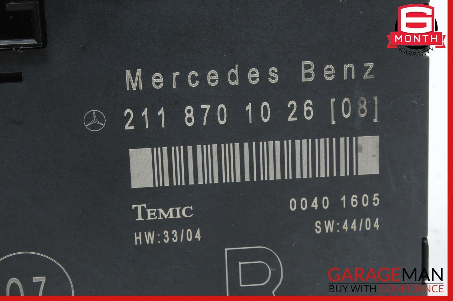 03-09 Mercedes W211 E350 E550 E320 Front Right Side Door Control Module Unit