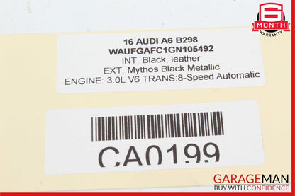 12-18 Audi A6 A7 Windshield Washer Fluid Reservoir Tank Bottle OEM