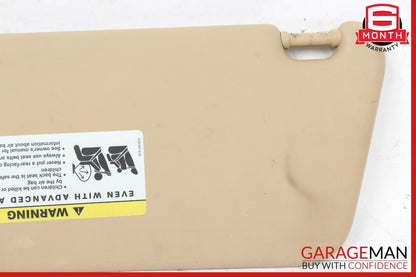 08-14 Mercedes W204 C250 C300 Front Right Side Sun Visor Sunvisor Shade Brown