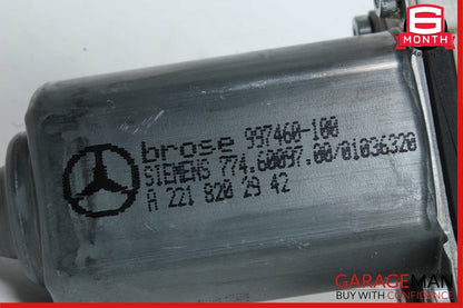07-13 Mercedes W221 S550 S63 AMG Rear Left Driver Side Window Regulator Motor