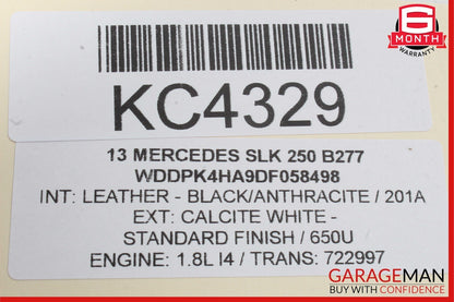 12-20 Mercedes R172 SLK250 GLE350 C350 Overhead Emergency Panel Control Switch