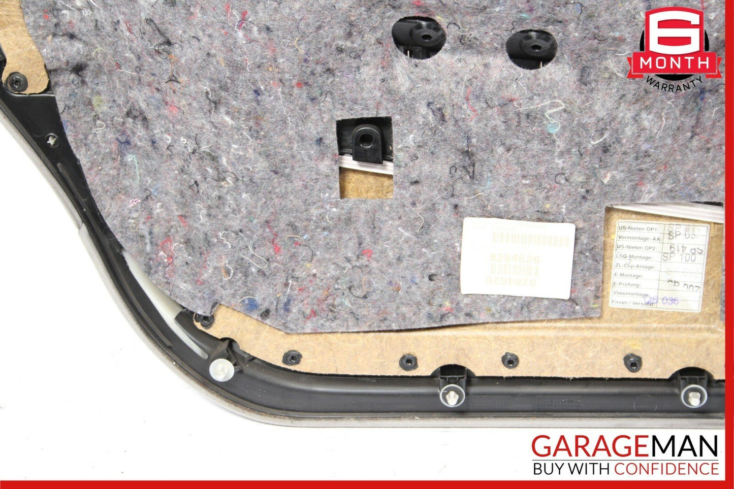03-06 Mercedes W211 E500 Front Right Side Interior Door Panel Trim Cover Gray