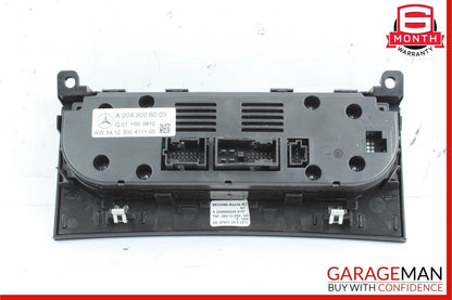 12-14 Mercedes C250 C300 AC A/C Climate Temperature Heater Switch Control Panel