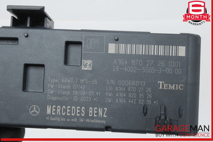 09-13 Mercedes W164 ML350 R350 Trunk Lid Liftgate Tail Gate Control Module OEM