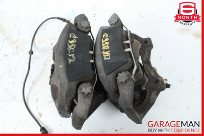12-15 Mercedes W204 C350 TRW Front Right & Left Side Brake Caliper Calipers Set