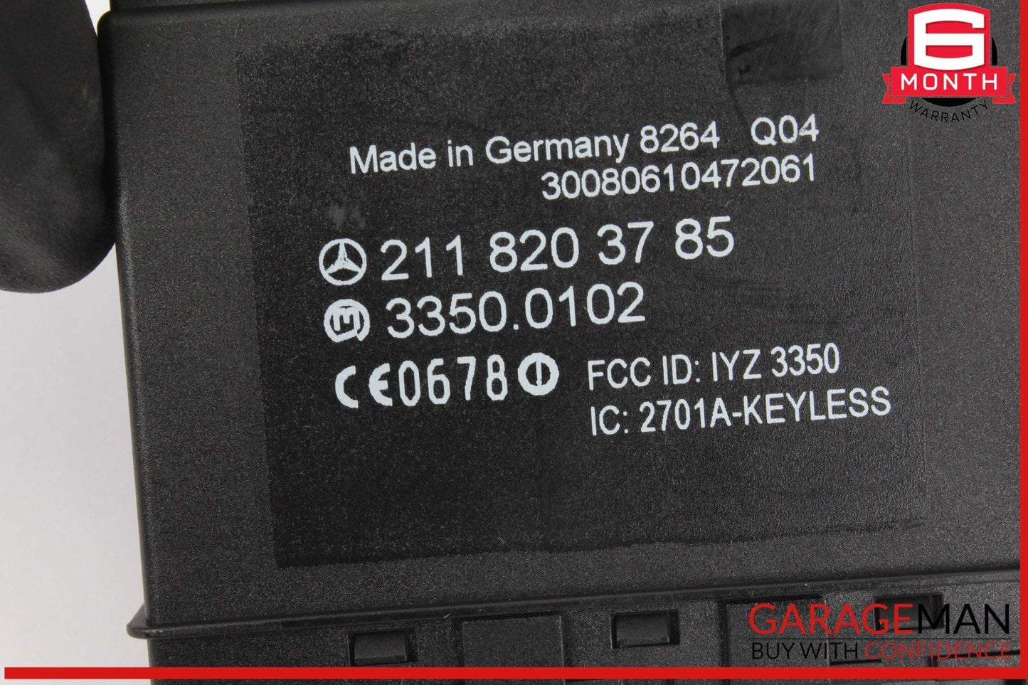 03-09 Mercedes W211 E550 E55 AMG CLS550 Rear Door Keyless Go Control Module