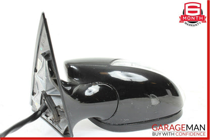 07-09 Mercedes W221 S550 Front Left Side Mirror Door Rear View Obsidian Black