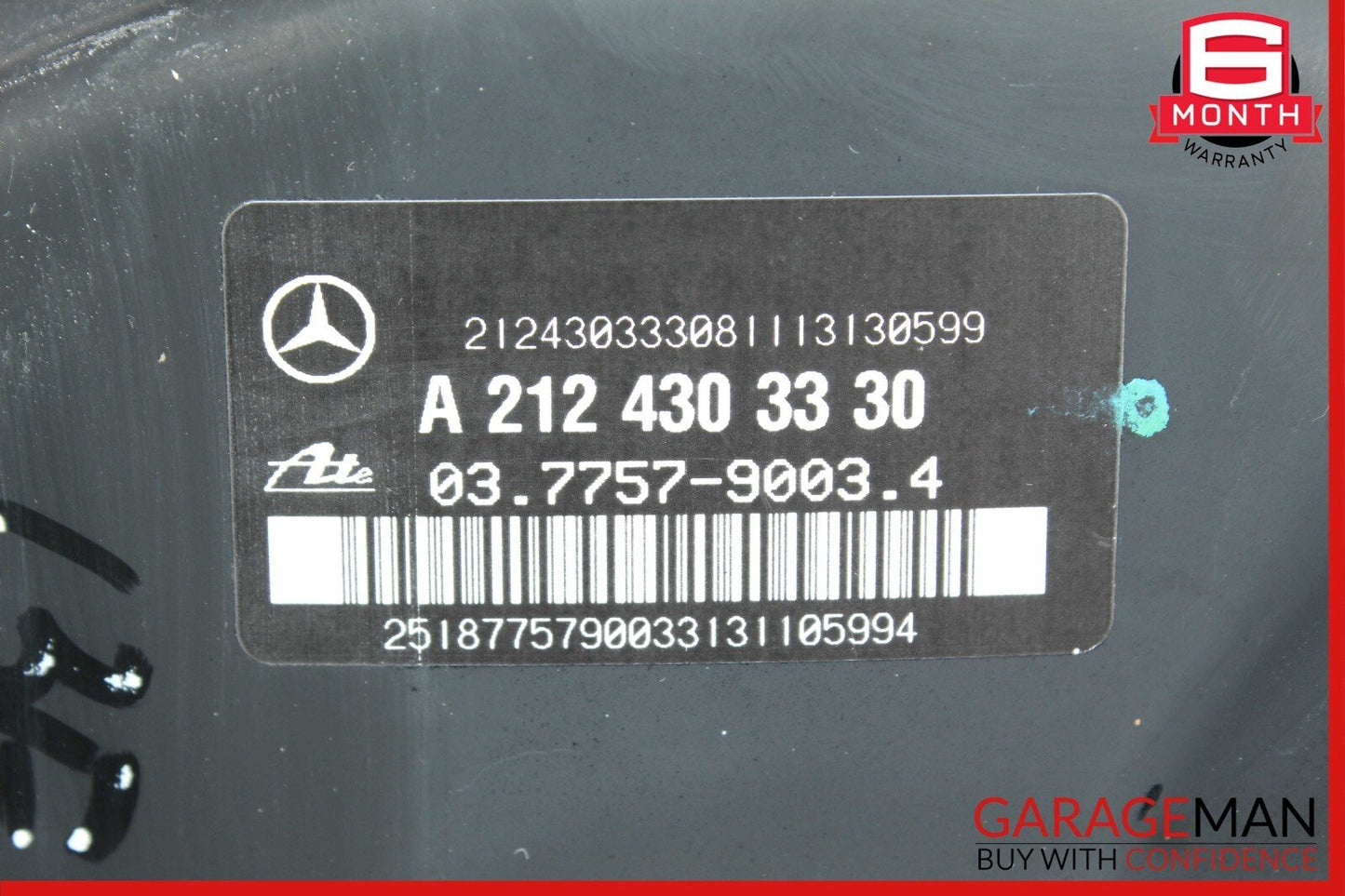 12-14 Mercedes W212 E350 E550 CLS550 Power Brake Master Cylinder Pump OEM