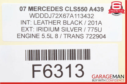 03-09 Mercedes W219 CLS500 E350 Hazard Switch Control Panel Wood Trim OEM